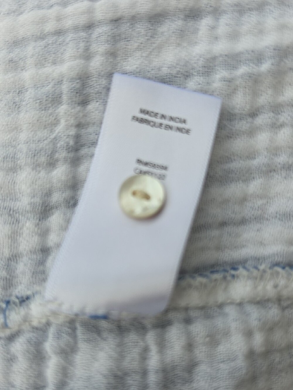 beachlunchlounge Blue and White Striped Casual Button-Down Shirt - Picture 8 of 8
